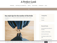 Tablet Screenshot of aperfectlook.co.uk
